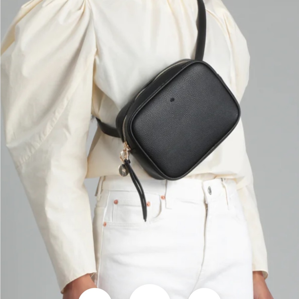 Ela belt bag black brand new with tags